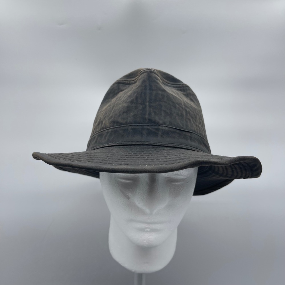 Indiana Jones CB38YAU1 Mens Large Brown Weathered Cotton Adventure Fedora Hat